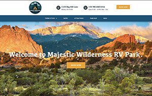 campground marketing website